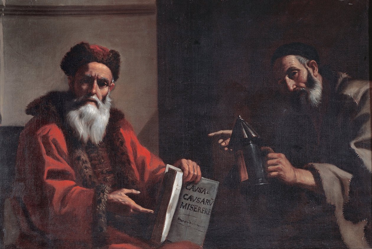 Diogene e Platão de Mattia Preti