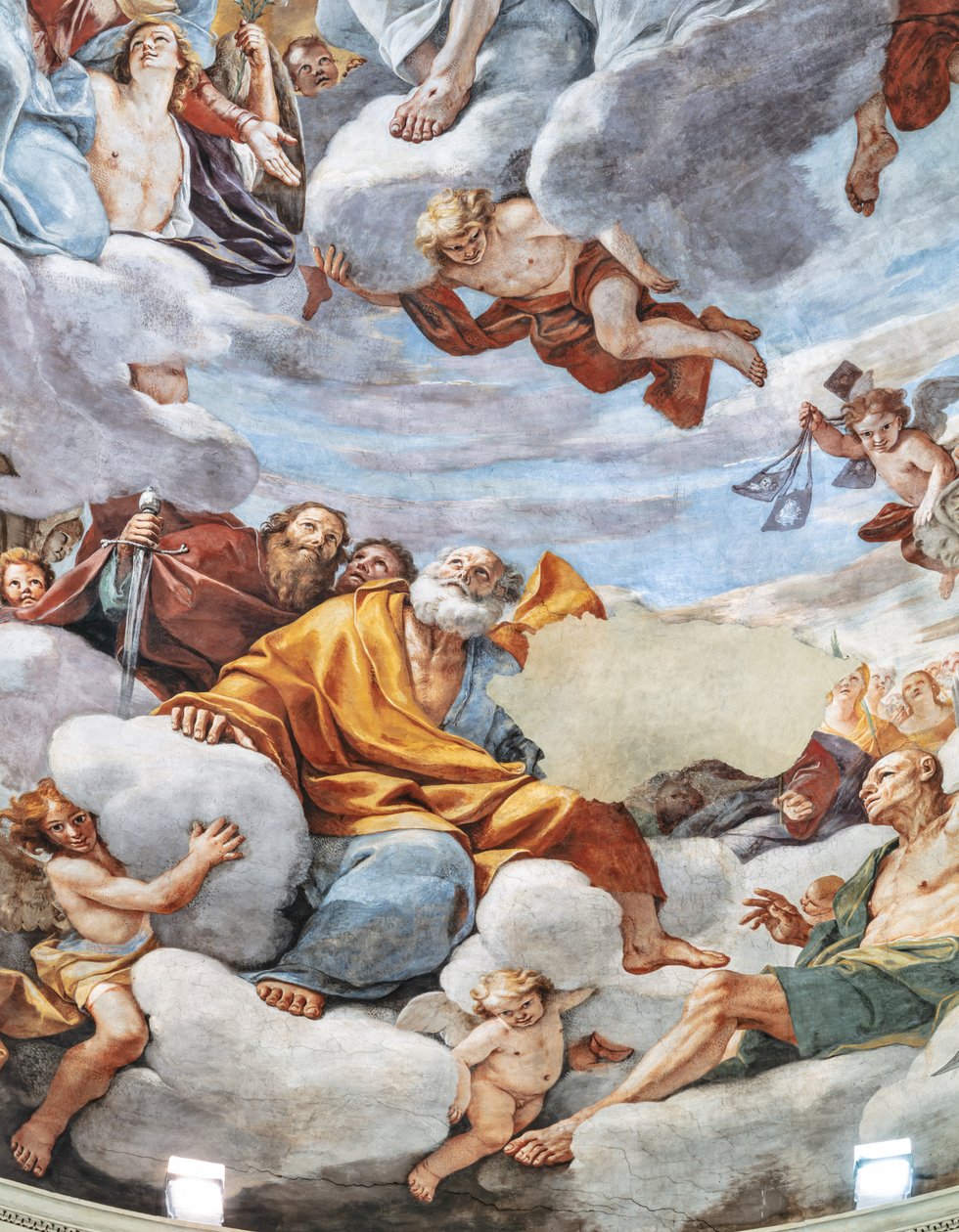 Paraíso, pormenor de Mattia (1613 99) Preti