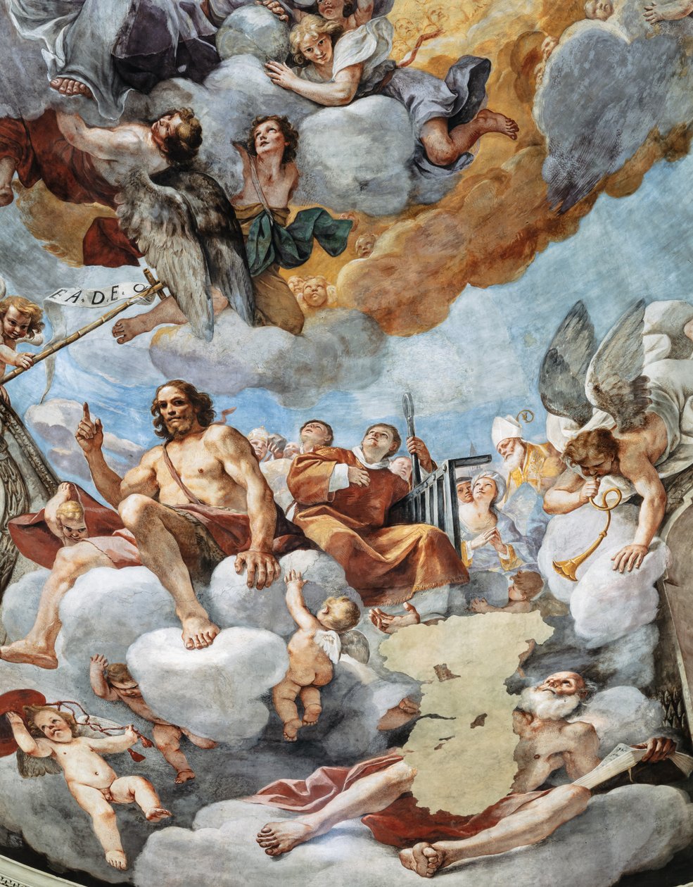 Paraíso, pormenor de Mattia (1613 99) Preti