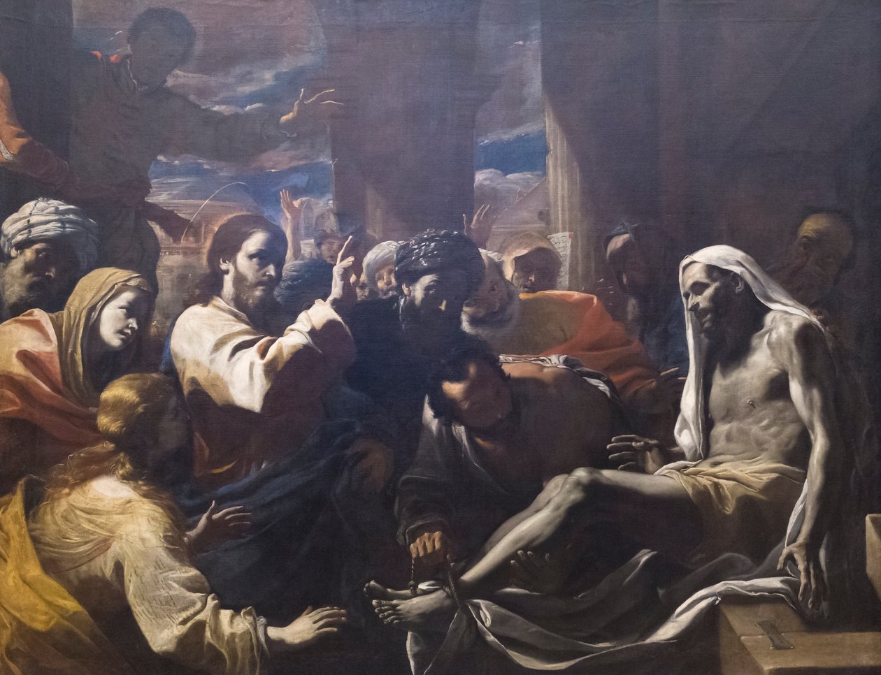 A ressurreição de Lázaro de Mattia (1613 99) Preti