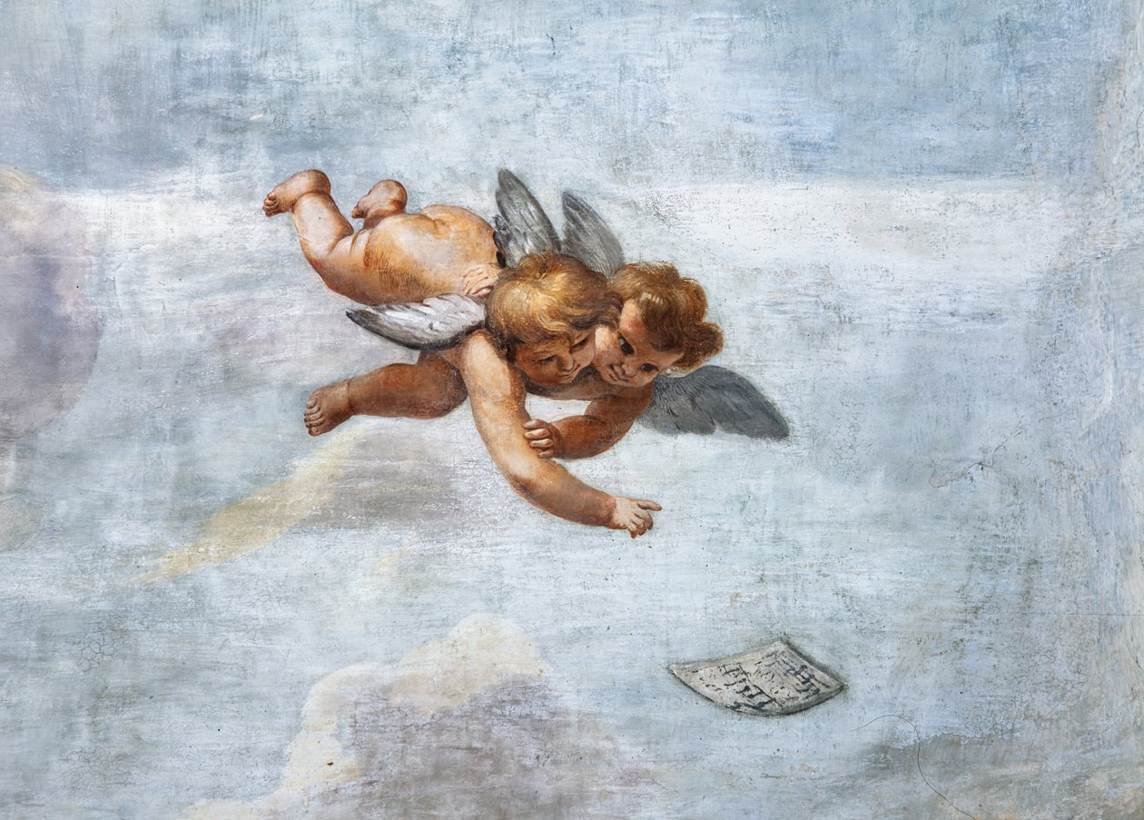 Concertos de Anjos, pormenor de Mattia (1613 99) Preti