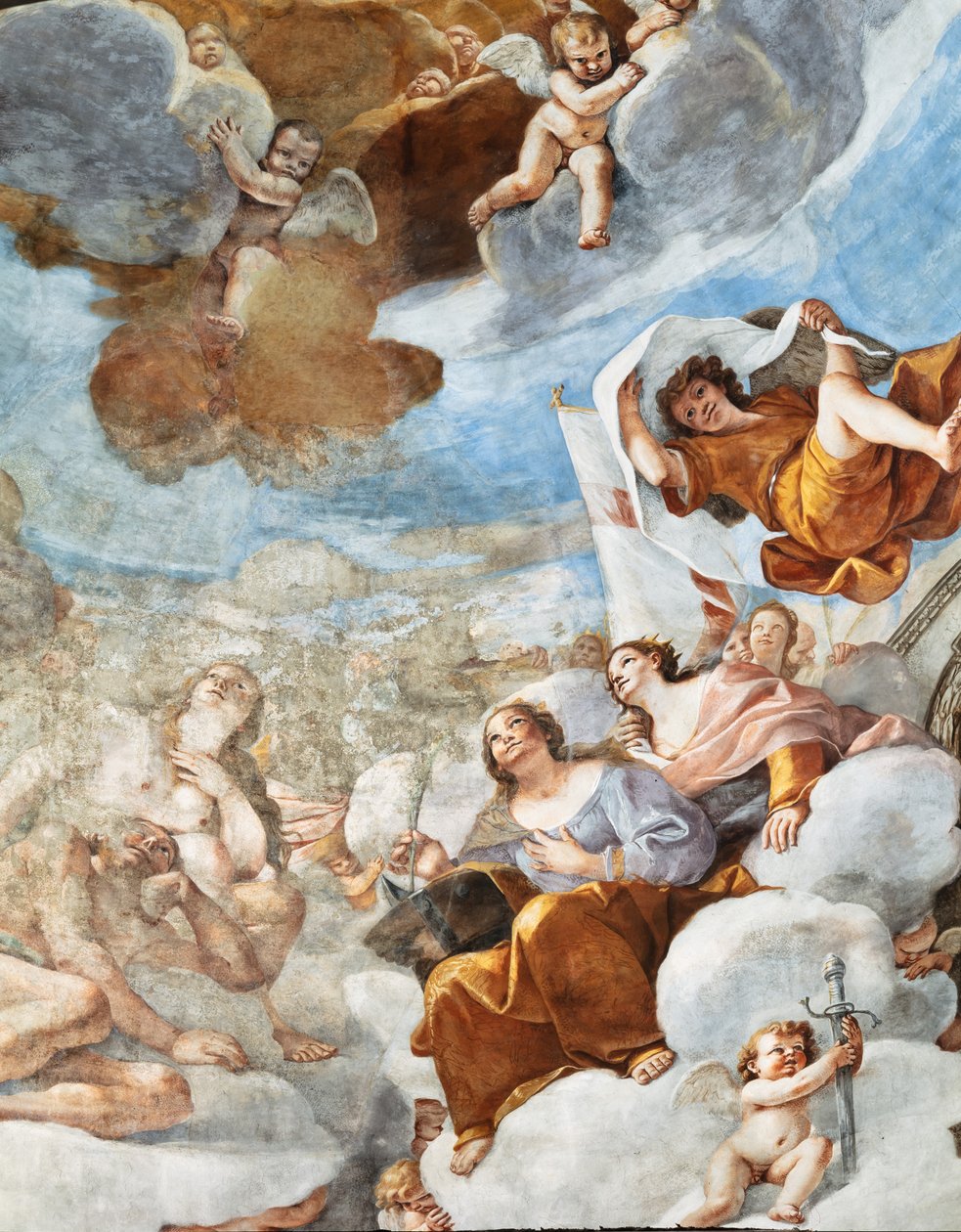Paraíso, pormenor de Mattia (1613 99) Preti