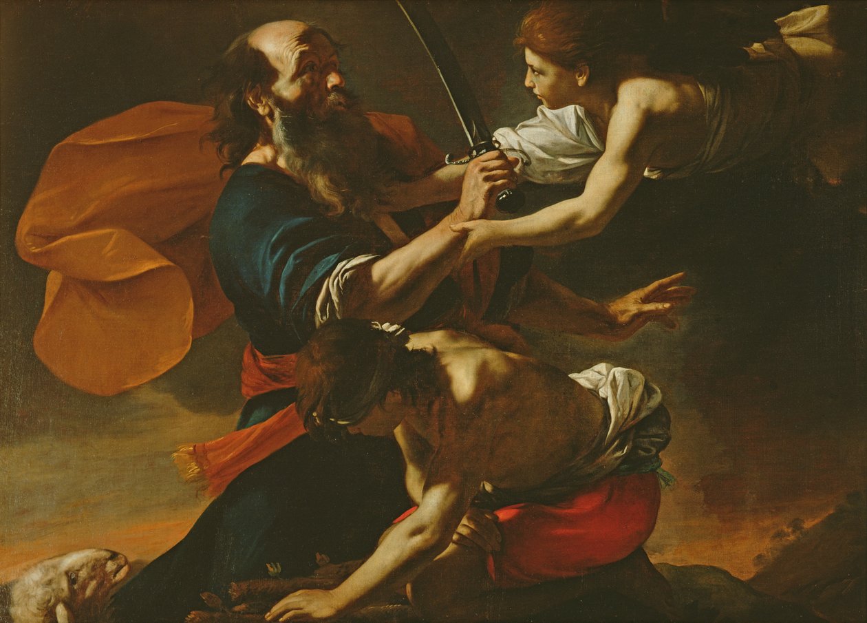 O Sacrifício de Isaac de Mattia (1613 99) Preti