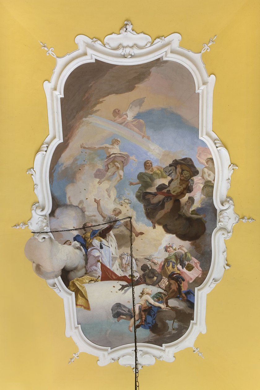 Júpiter e os quatro continentes de Mattia Bortoloni