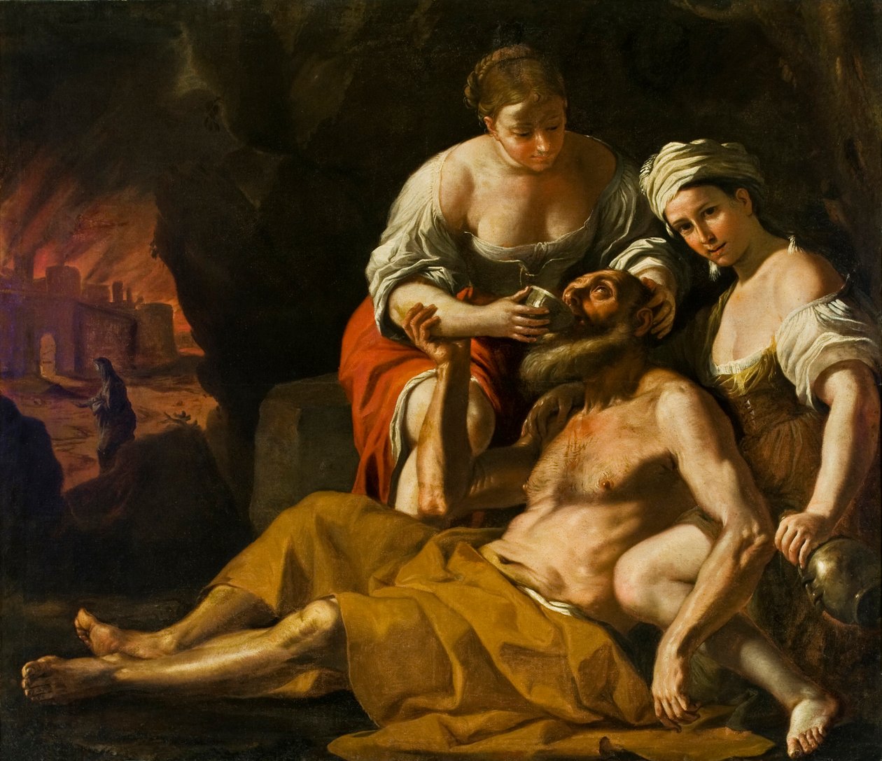 Lot e suas filhas, ca 1675-1680. de Mattia Preti