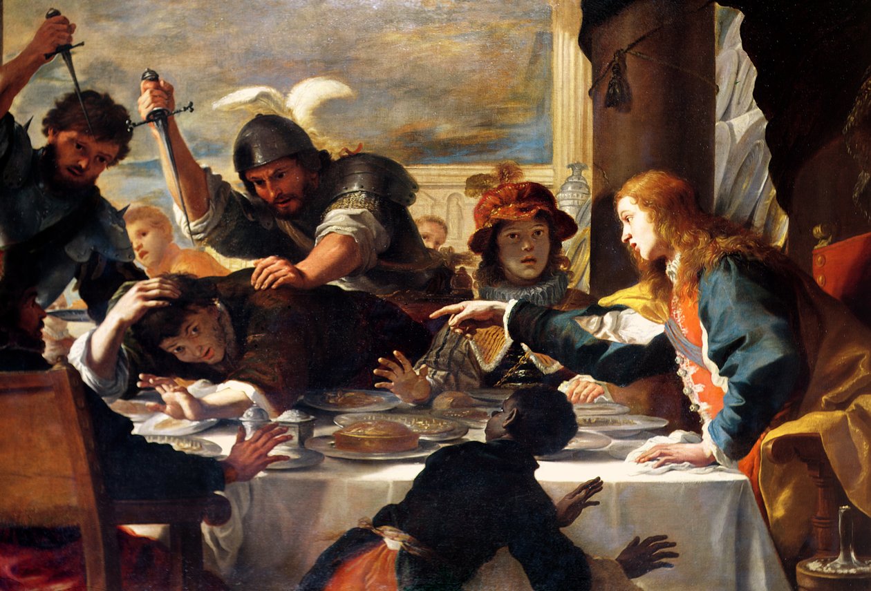 A festa de Absalão de Mattia Preti