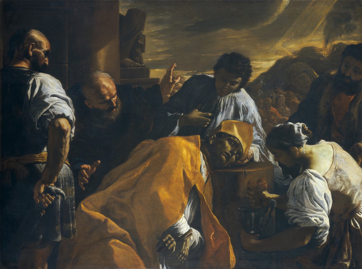 O martírio de São Gennaro de Mattia Preti