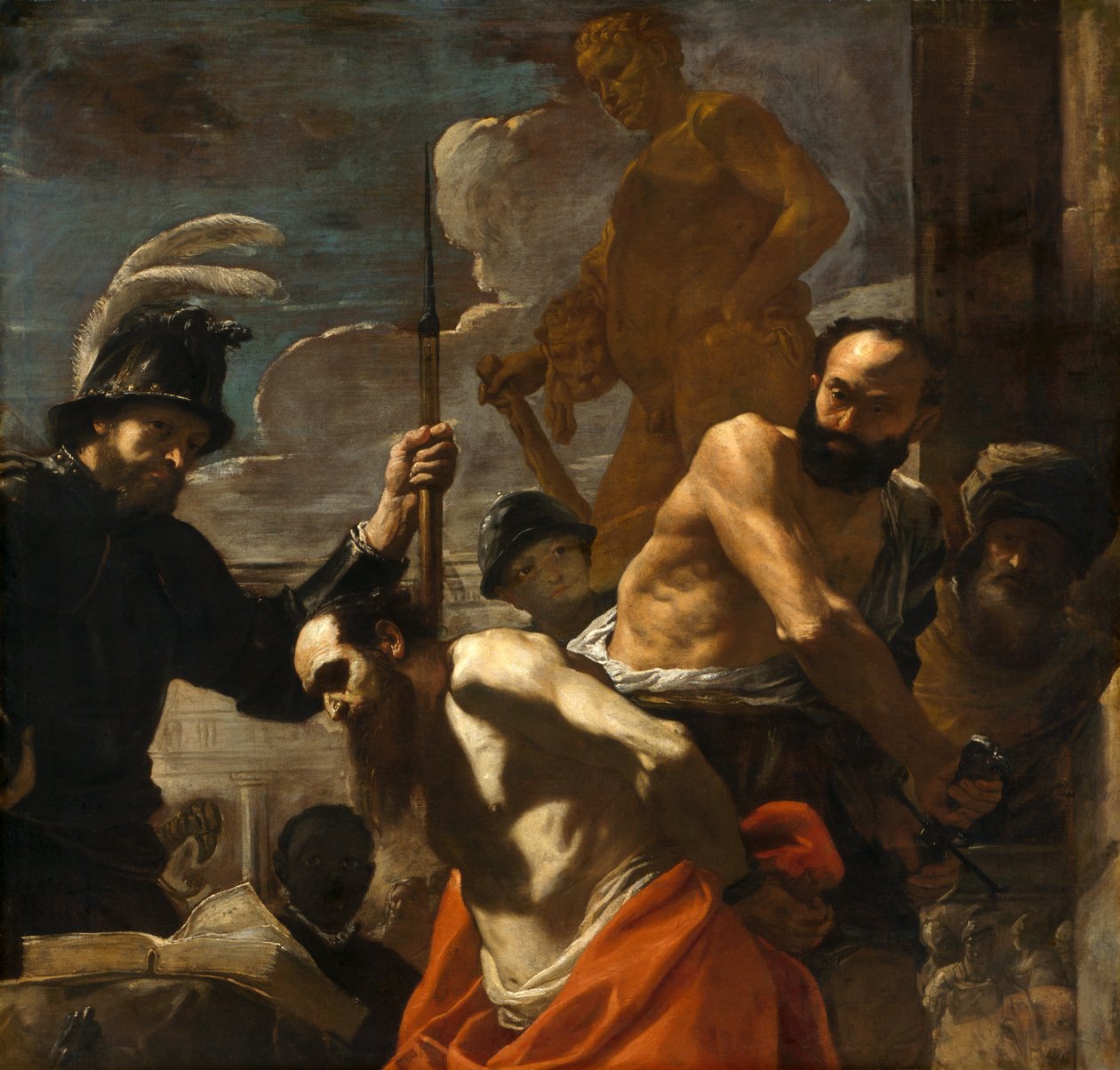 O martírio de são Paulo, c.1656-59 de Mattia Preti