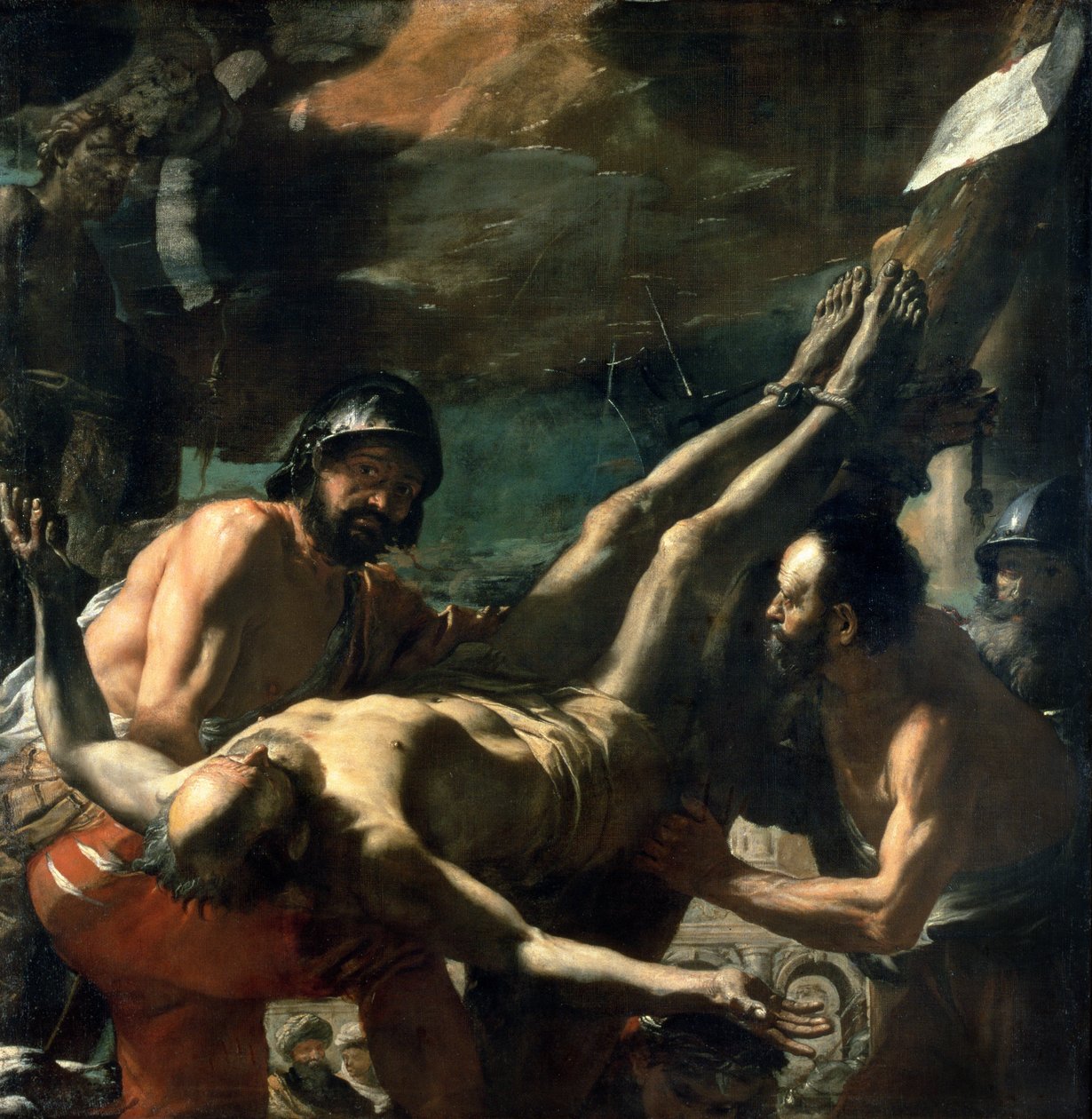 O martírio de São Pedro, c.1656-60 de Mattia Preti