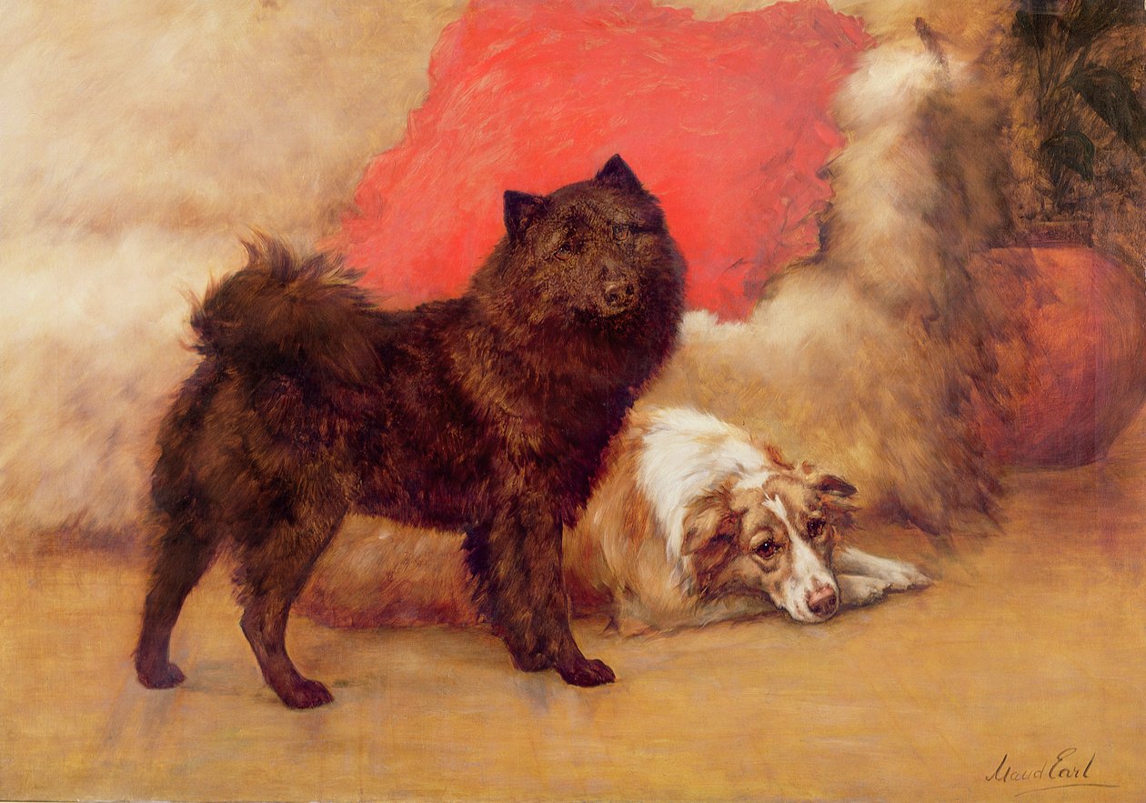 Almofada Vermelha de Maud Earl