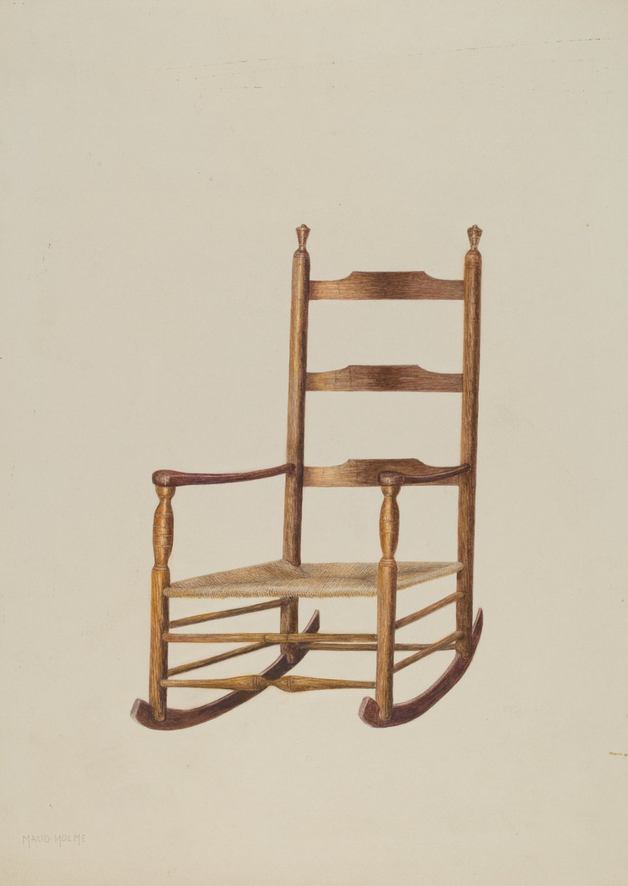 Cadeira de balanço de Maud M. Holme