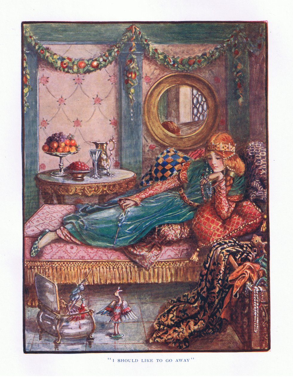 Eu gostaria de dizer ir embora, ilustração deLady Anns Fairy Tales, 1914 de Maud Tindal Atkinson