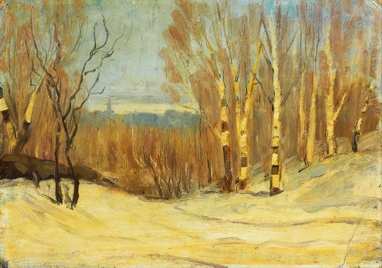 Inverno perto de Montreal de Maurice Galbraith Cullen