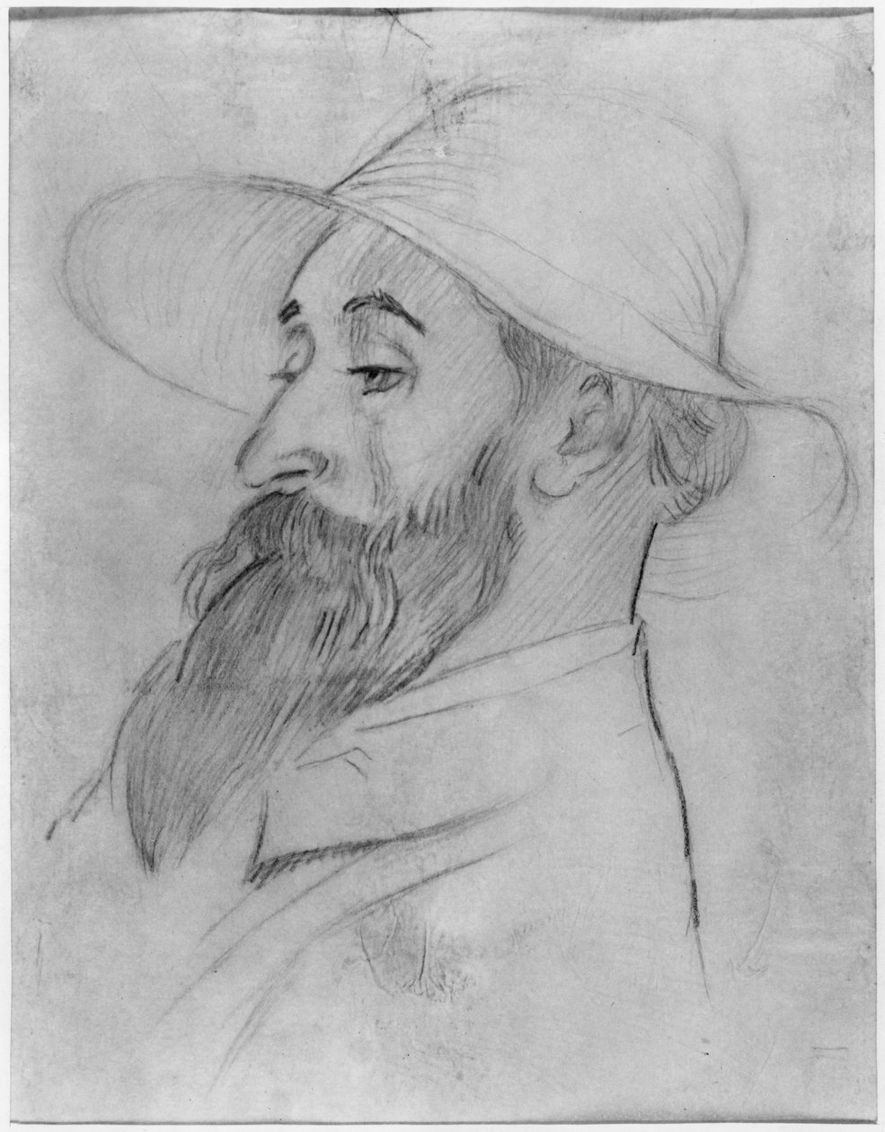 Aristide Maillol, 1902 (lápis e carvão sobre papel) de Maurice Denis