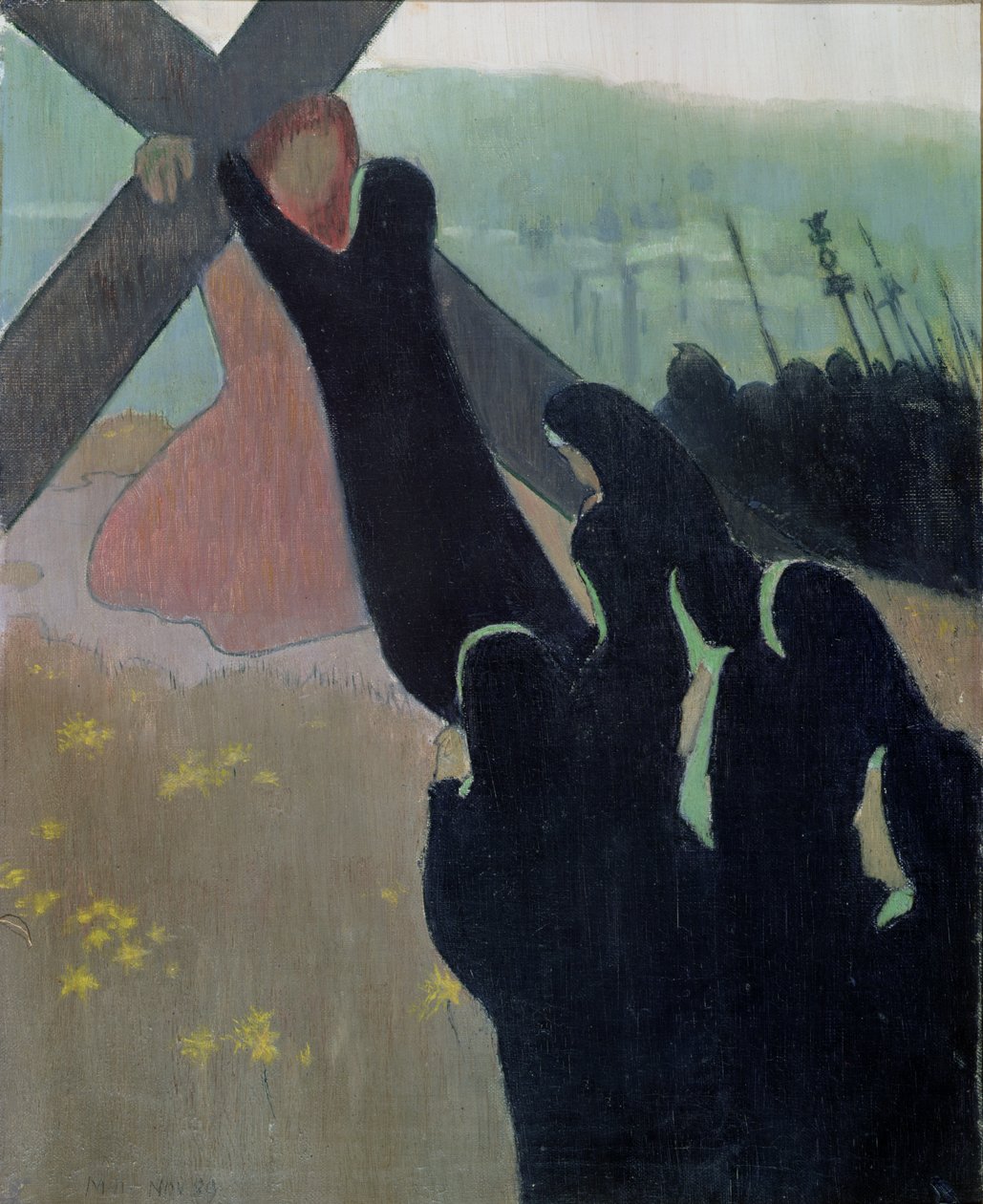Calvário ou, O Caminho do Calvário, 1889 de Maurice Denis