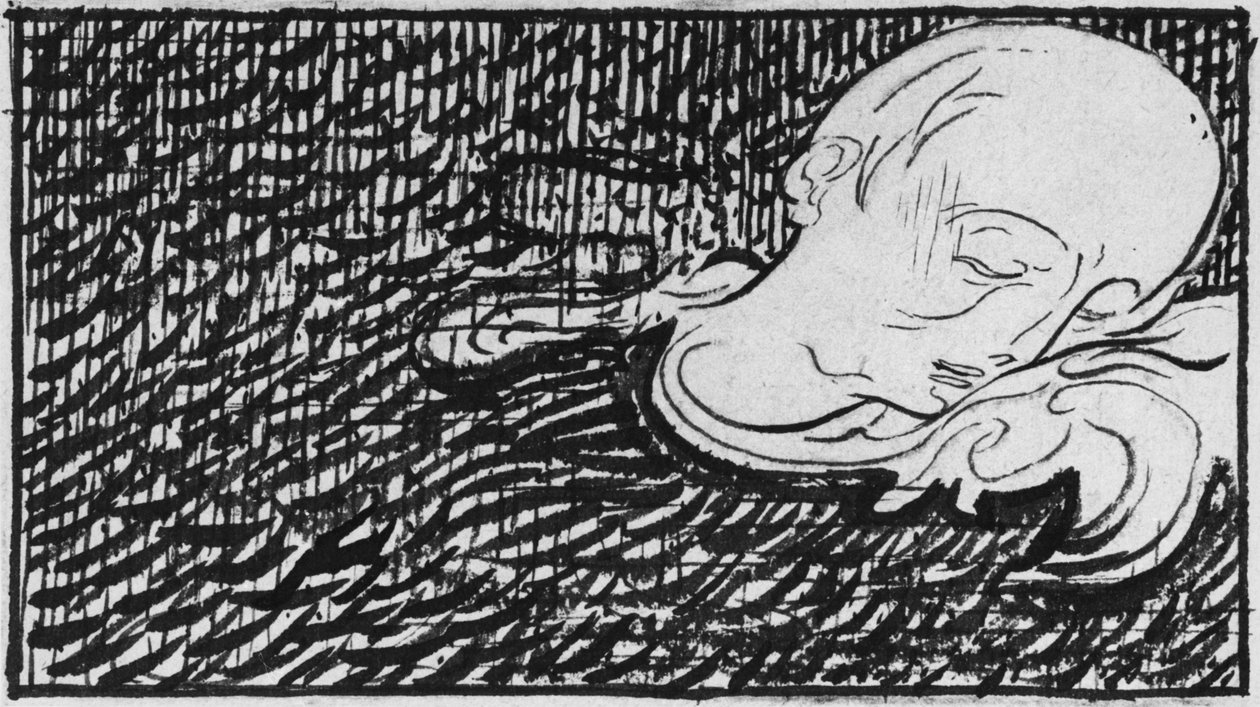 Ilustração de &39;A Viagem de Urien&39; por Andre Gide (1869-1951) 1893 de Maurice Denis
