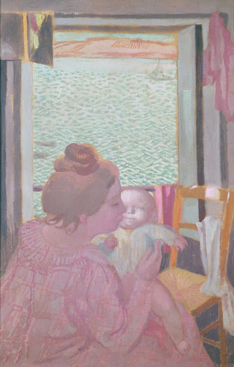 Maternidade na janela, 1901 de Maurice Denis