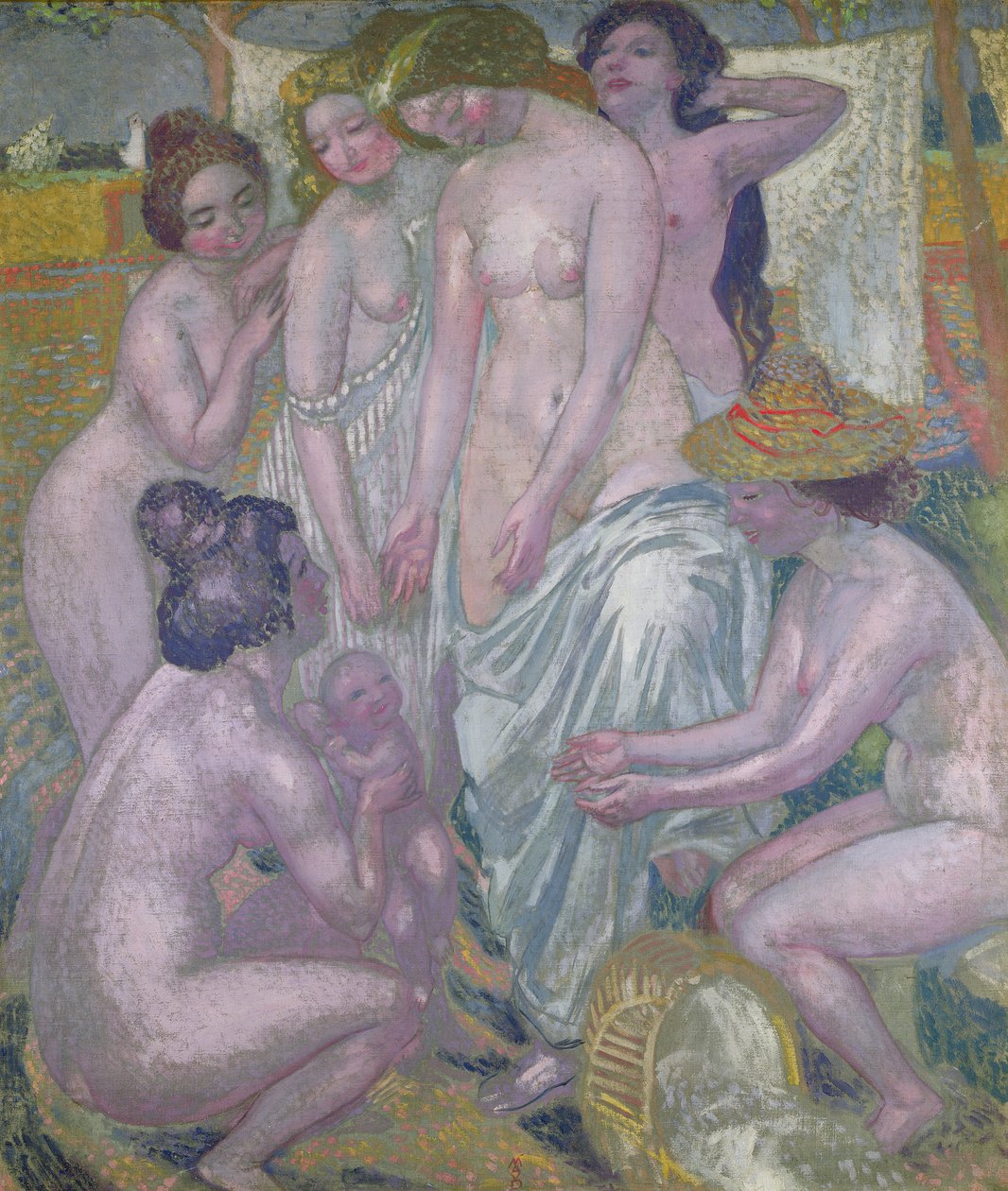 Moisés salvou da água, 1900 de Maurice Denis