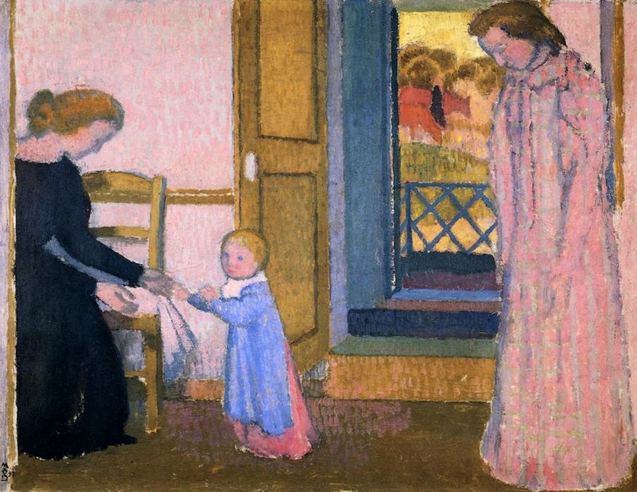 Primeiros passos de Noelle, 1897 de Maurice Denis