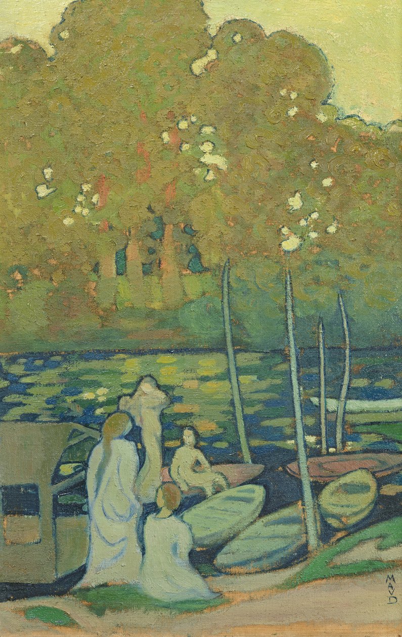 Ninfas, ou o Sena em Port-Marly, c.1890 de Maurice Denis