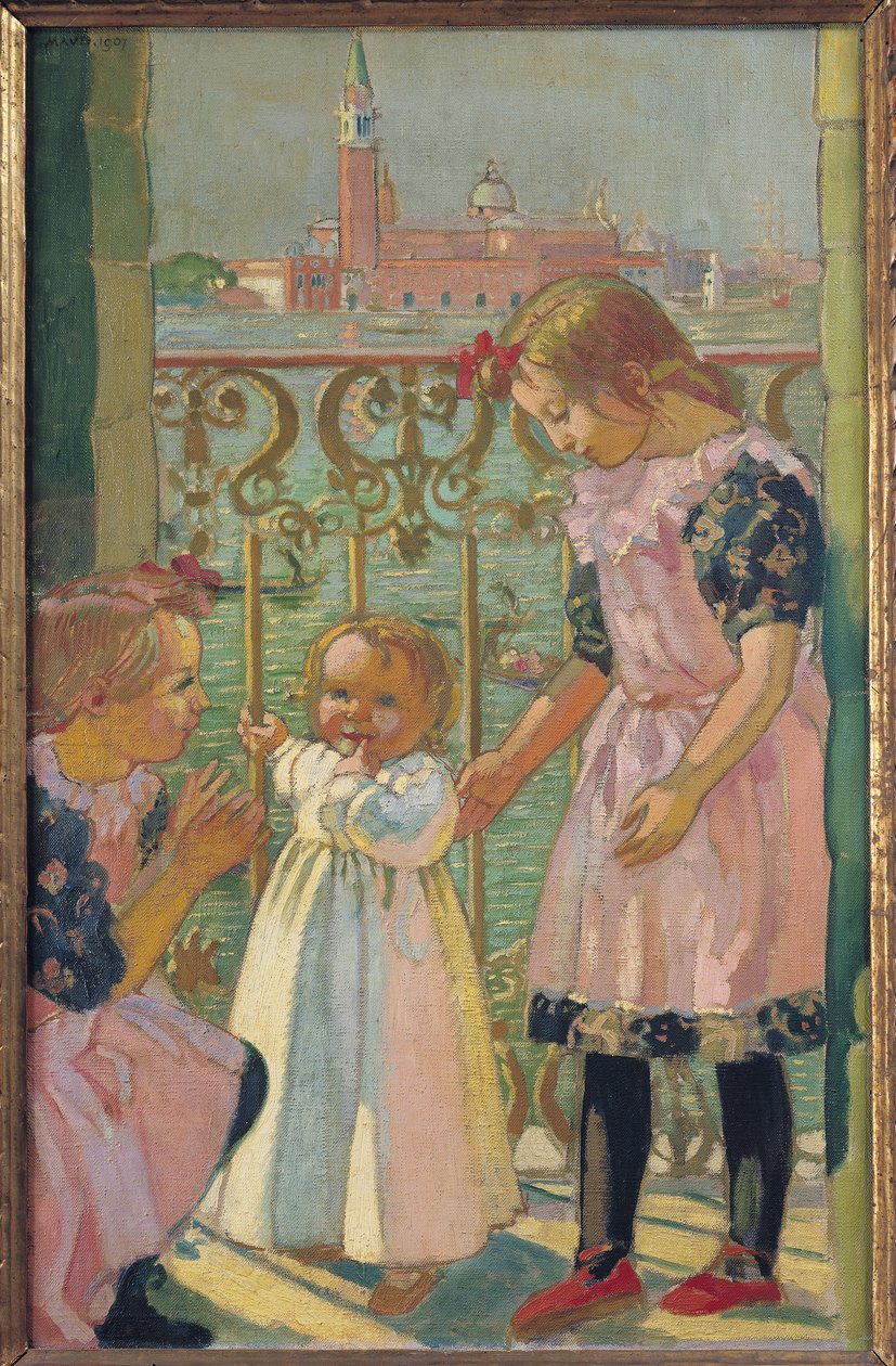Em uma varanda veneziana de Maurice Denis