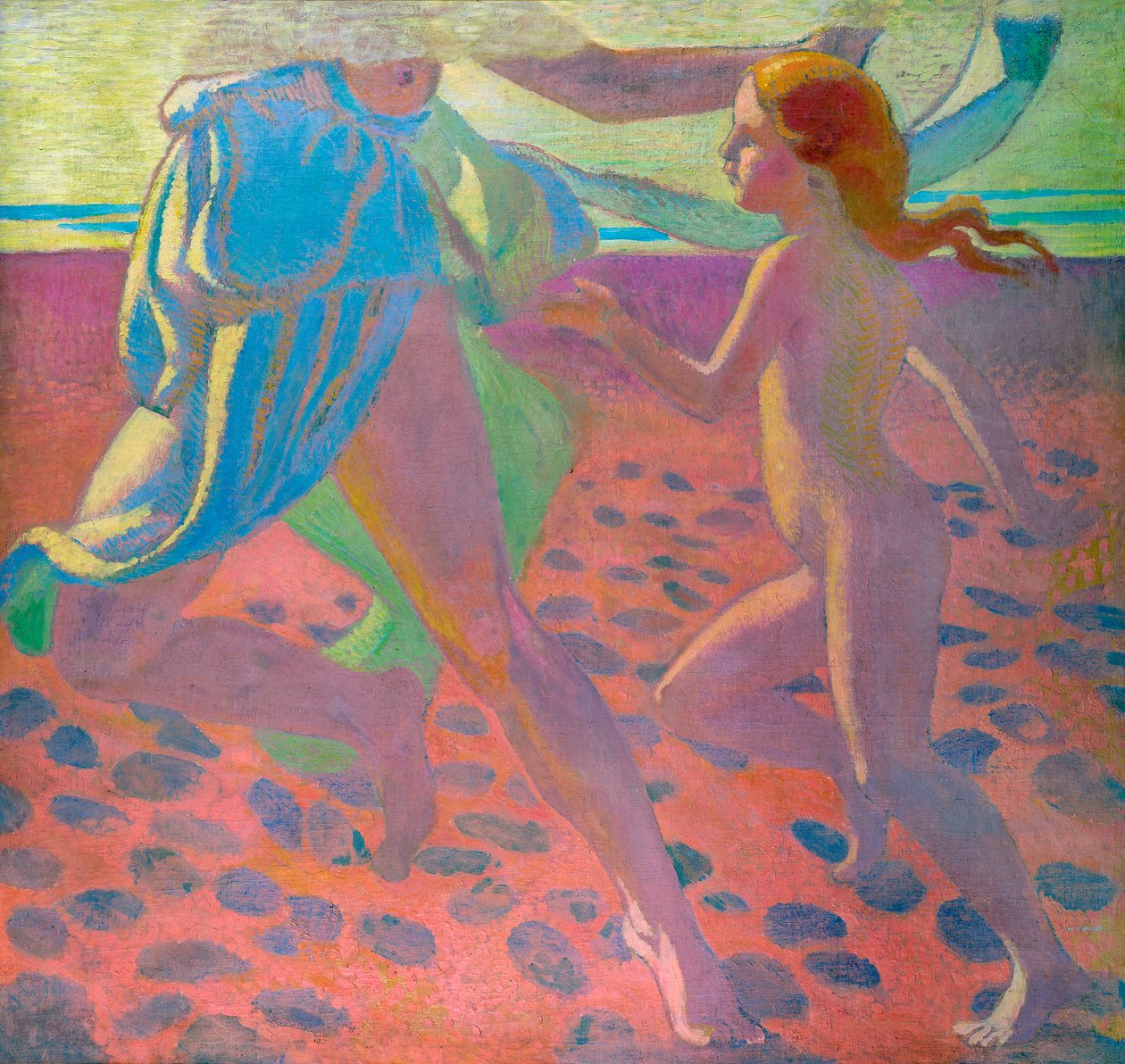 Na praia, 1912 de Maurice Denis
