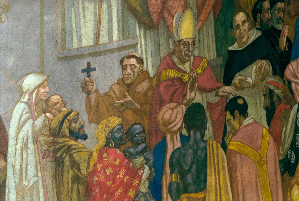 Pentecostes, detalhe, da abside da igreja, 1934 (ver também 83802 e 252658) de Maurice Denis
