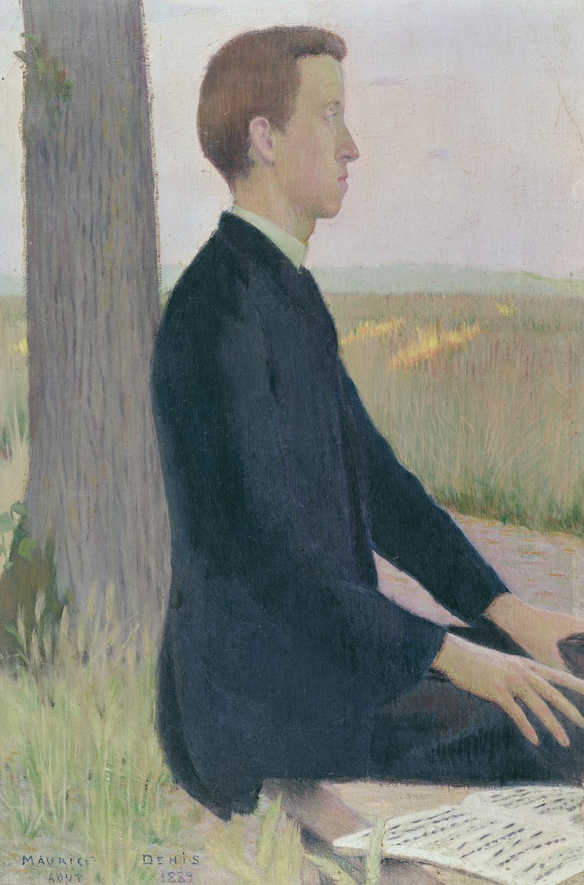 Retrato de Rafael Lemeunier, 1889 de Maurice Denis