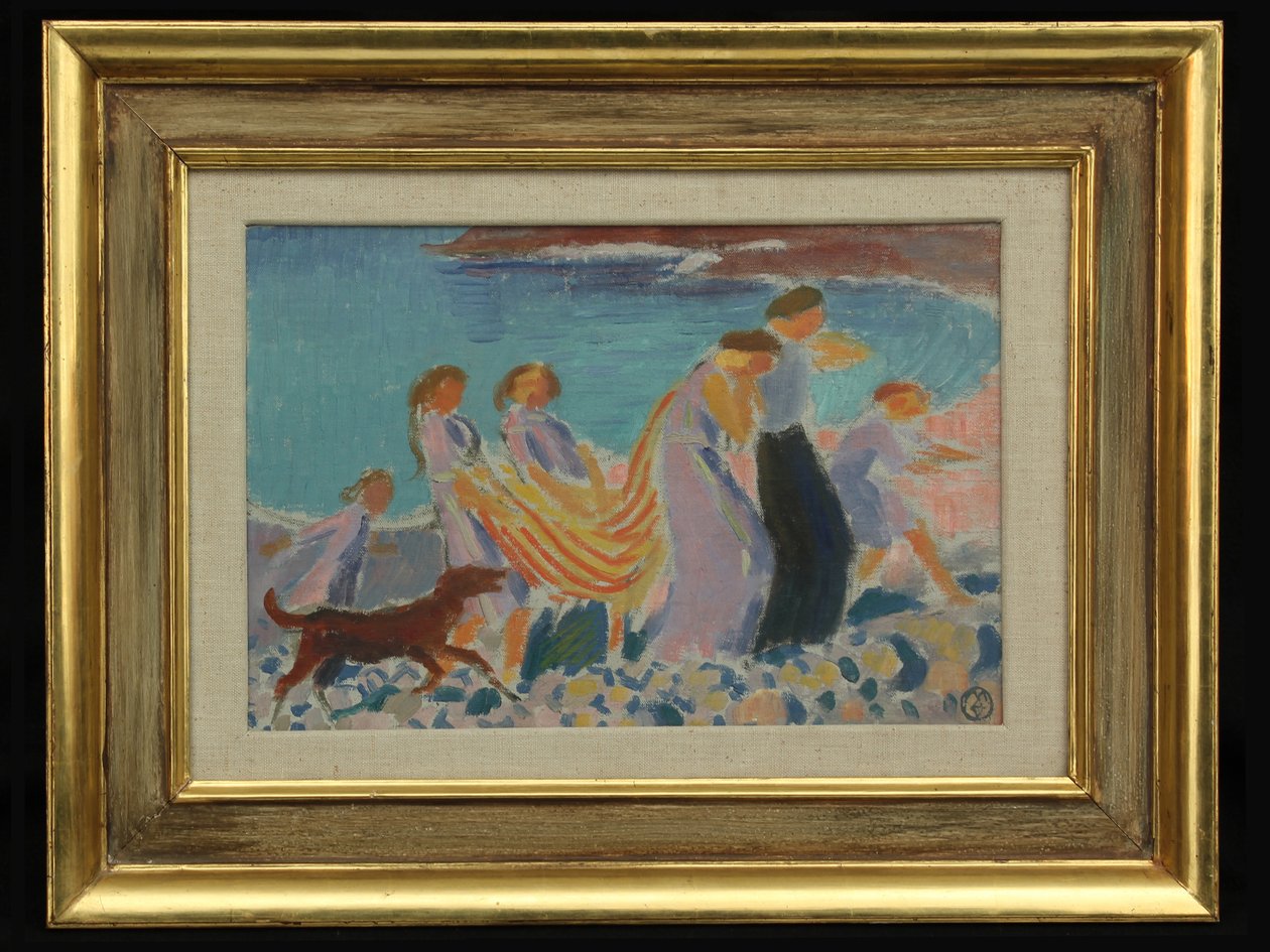 Revelry na praia, c.1905 de Maurice Denis
