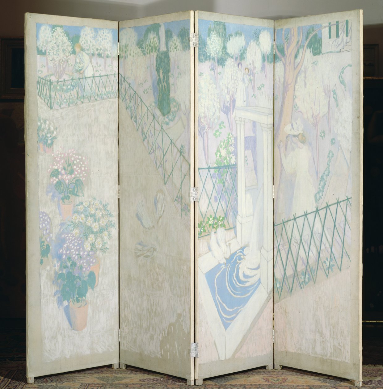 Tela com pombas, c.1896 de Maurice Denis