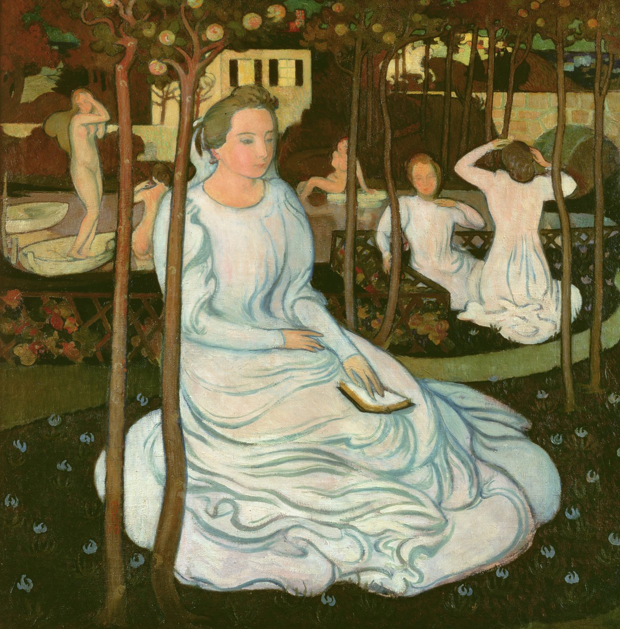 O pomar das virgens prudentes, 1893 de Maurice Denis