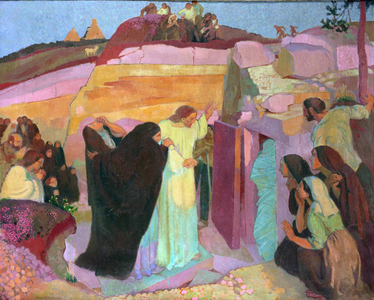 O levantamento de Lázaro, 1919 de Maurice Denis