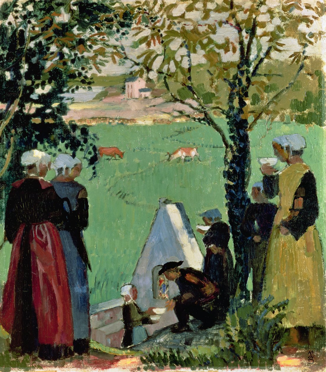 A primavera sagrada em Guidel, c.1905 de Maurice Denis