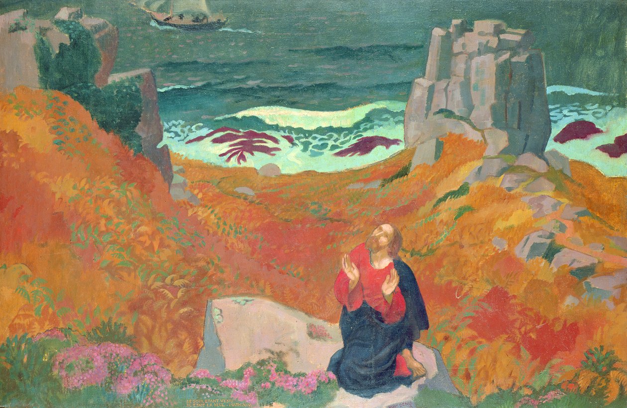 A solidão de Cristo, 1918 de Maurice Denis
