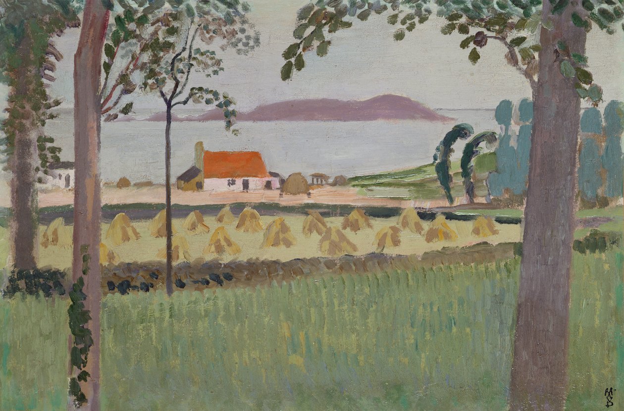 A pequena fazenda em Louannec, 1911 de Maurice Denis