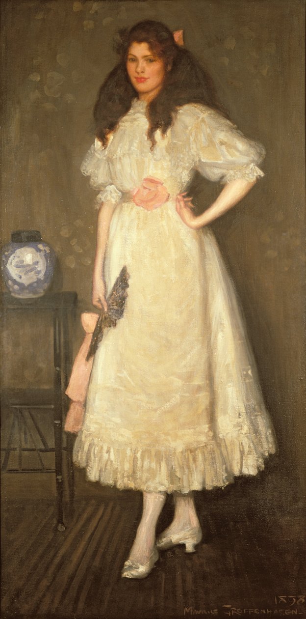 Retrato da senhorita Sybil Waller, 1898 de Maurice Greiffenhagen
