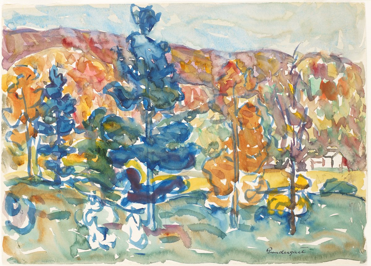 Outono de Maurice Brazil Prendergast