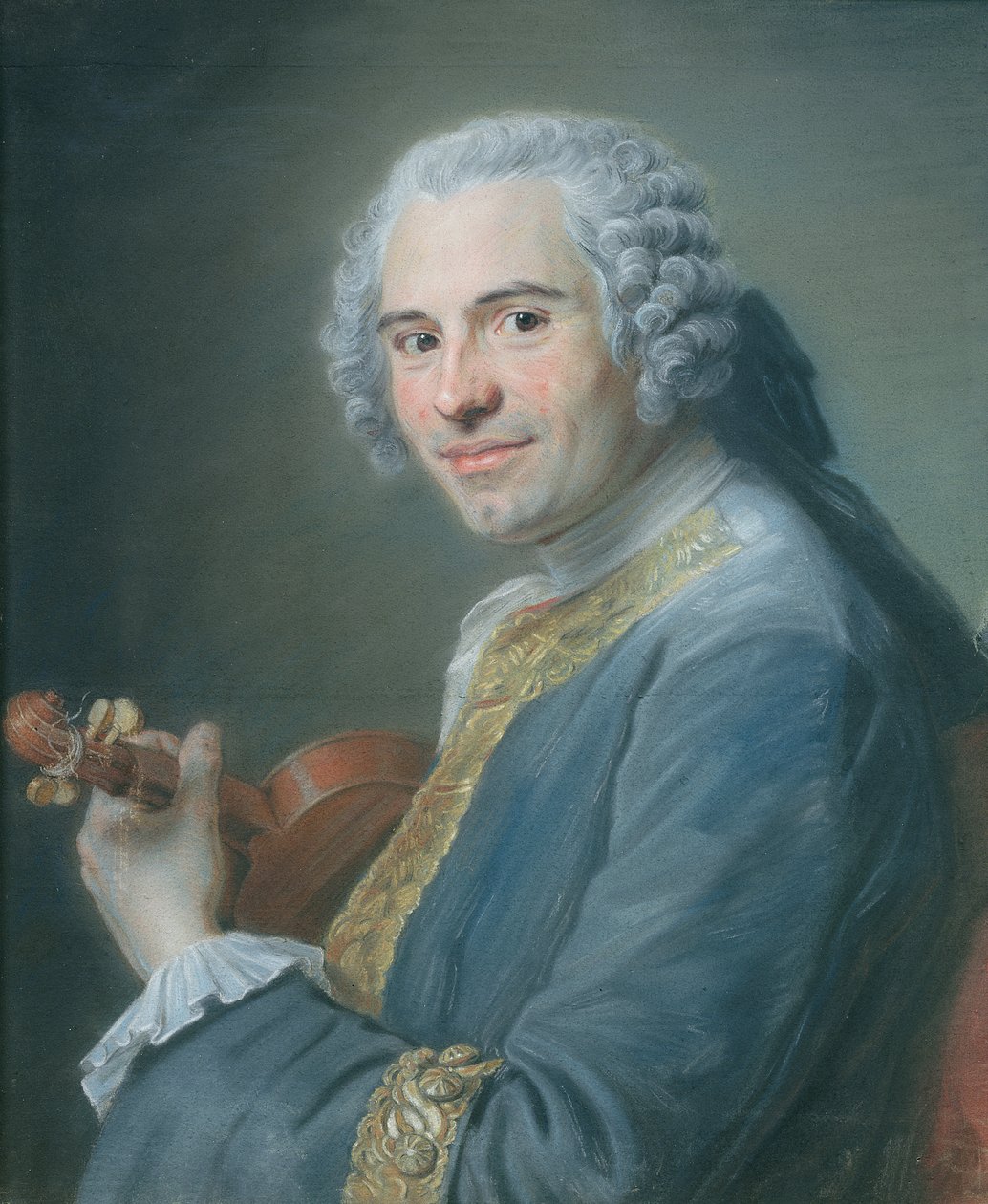 Jean-Joseph Cassanea de Mondonville, 1747 (pastel) de Maurice Quentin de La Tour