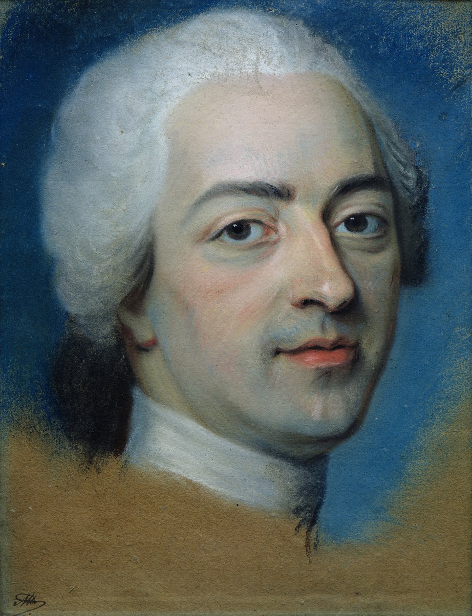 Luís XV (1710-74) Rei da França e Navarra, depois de 1730 (pastel sobre papel) de Maurice Quentin de La Tour