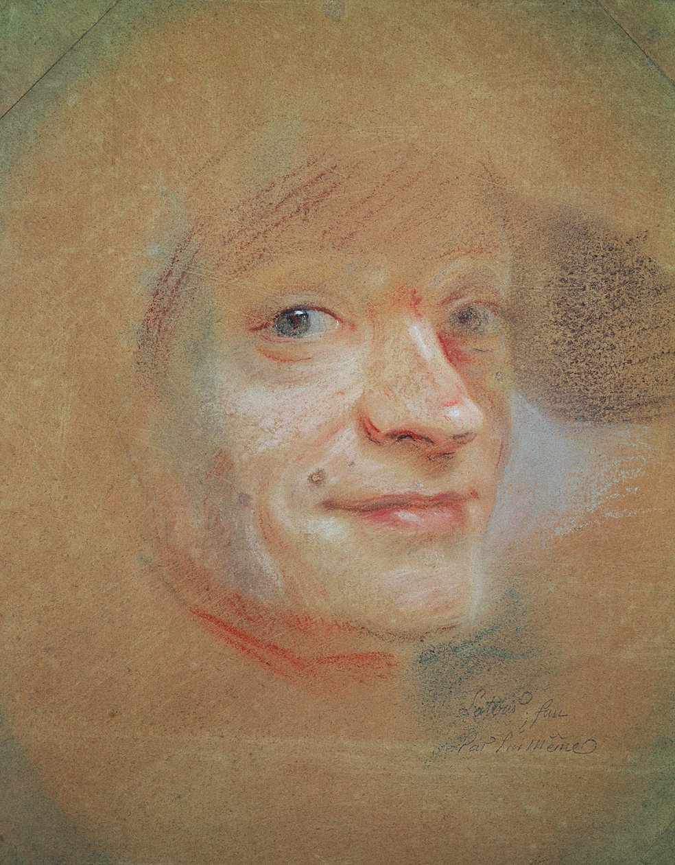 Auto-retrato (pastel sobre papel) de Maurice Quentin de La Tour