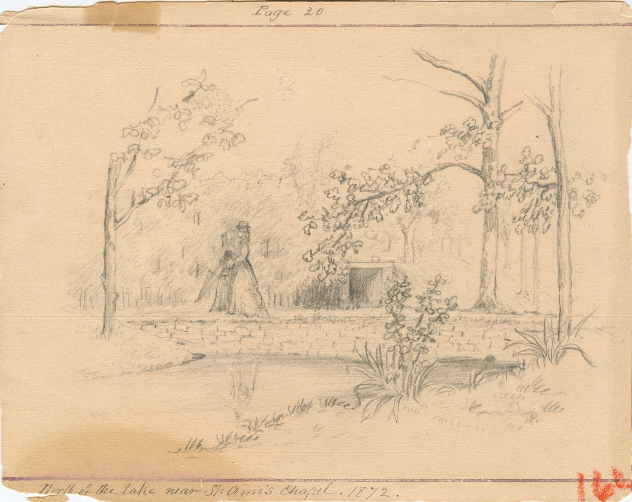 Perto da primeira capela de Santa Ana, no terreno das Irmãs da Providência de Santa Maria das Madeiras de Maurice Schnell