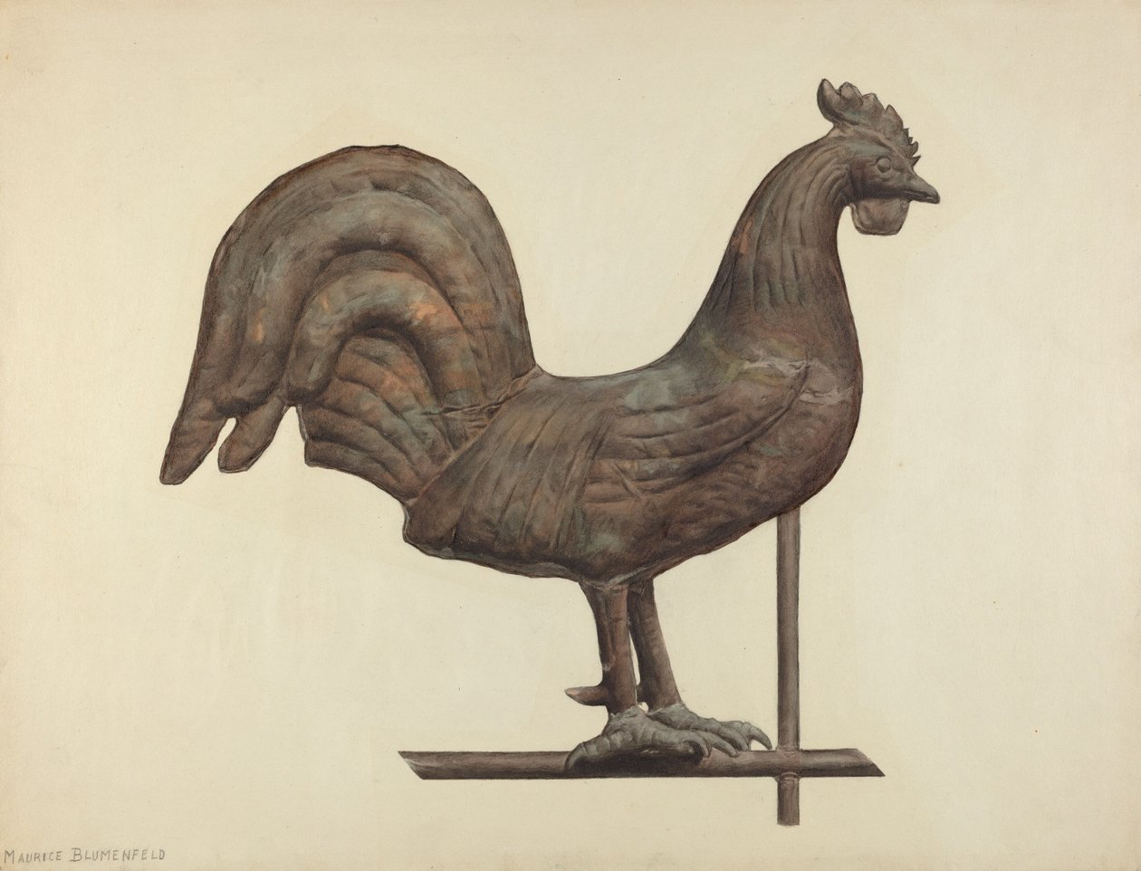 Cata-vento Finial, c. 1938. de Maurice Blumenfeld