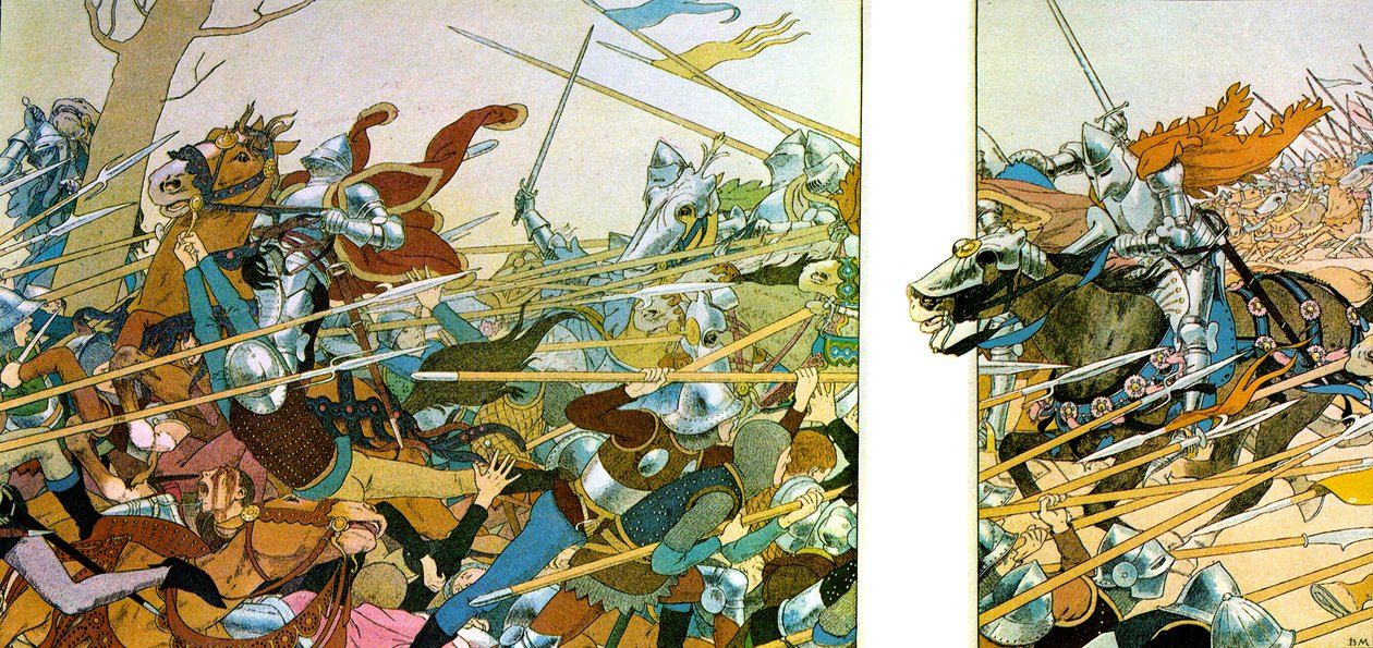 Ilustração para o livro La Vie de Jeanne d