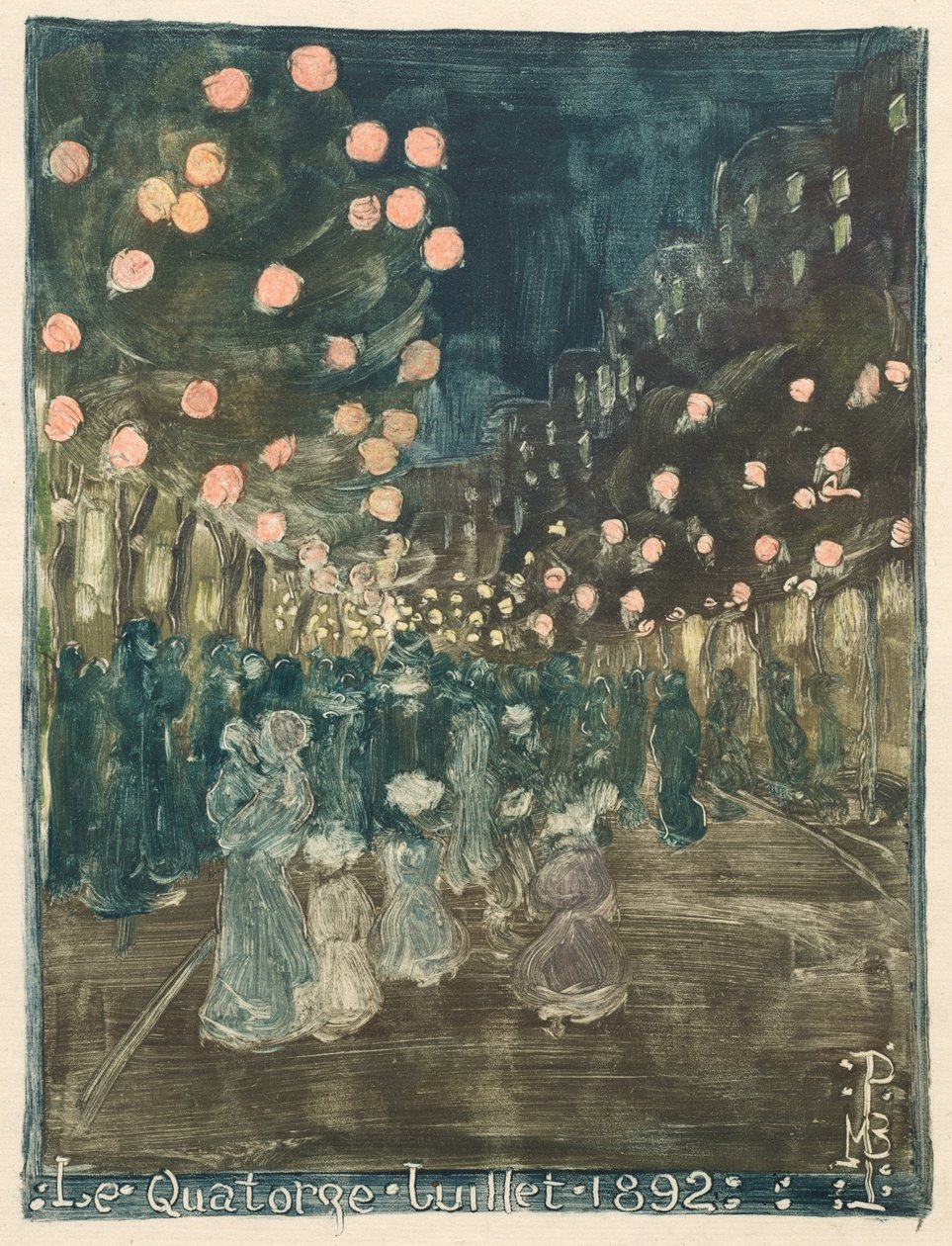 Dia da Bastilha de Maurice Brazil Prendergast
