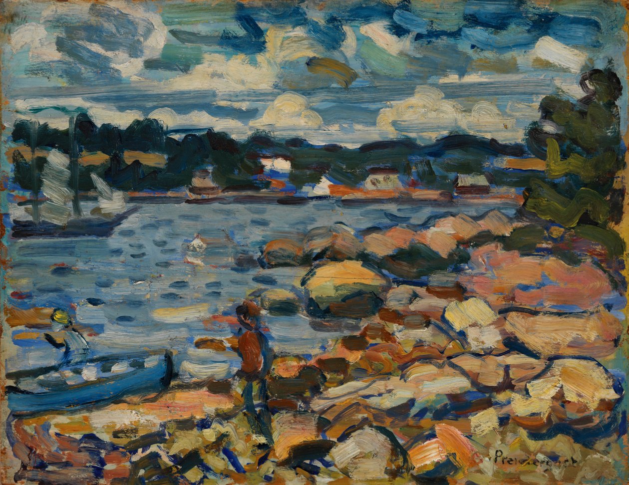 Brooksville, Maine (Rio & Rochas) de Maurice Brazil Prendergast