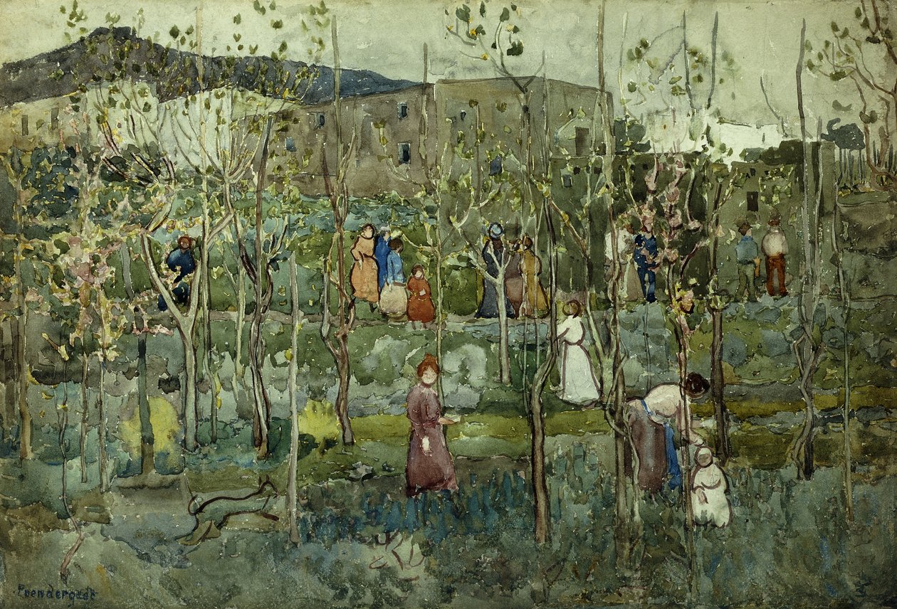 Capri, 1899 de Maurice Brazil Prendergast