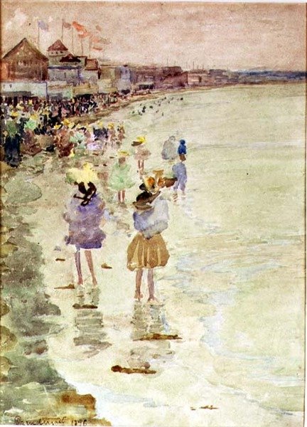 Praia do Crescente de Maurice Brazil Prendergast