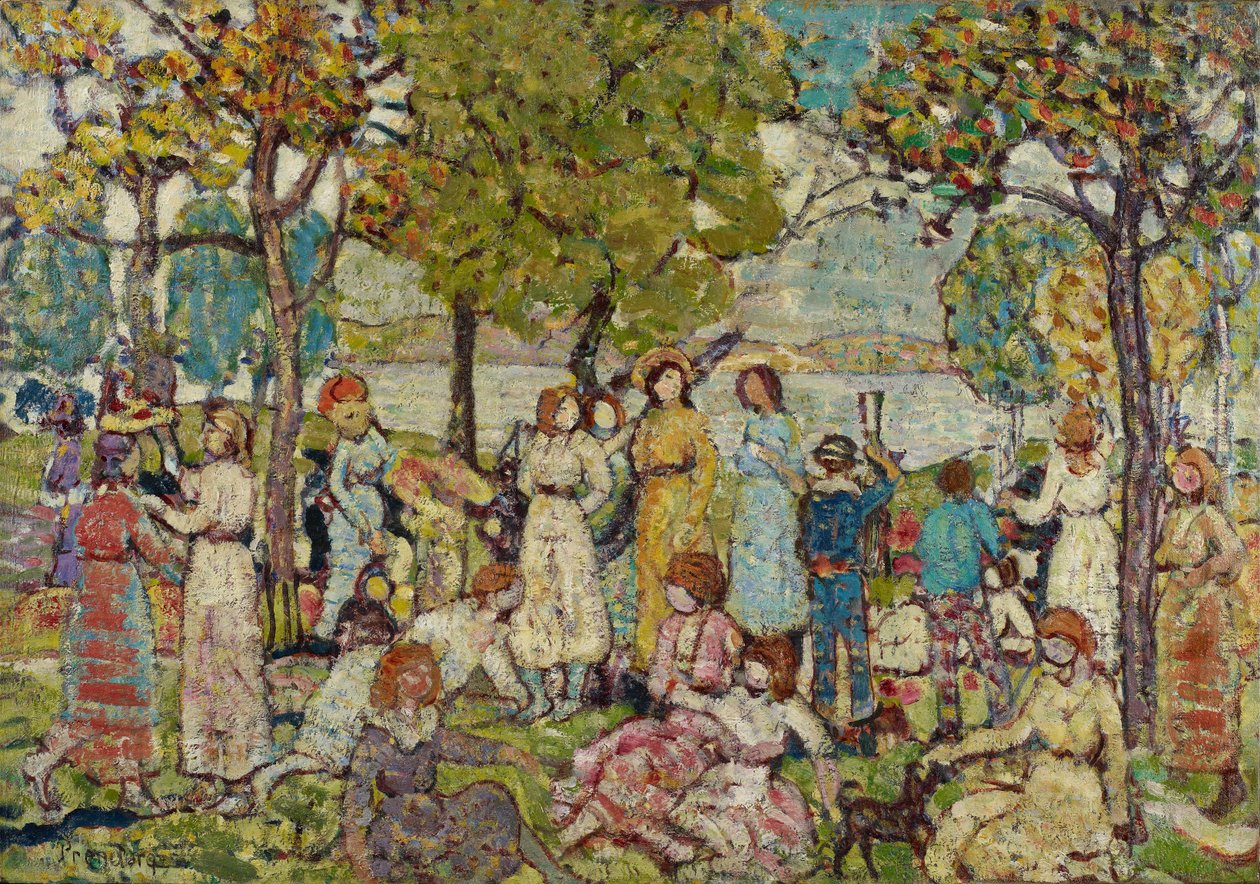 Feriados, c.1920 de Maurice Brazil Prendergast