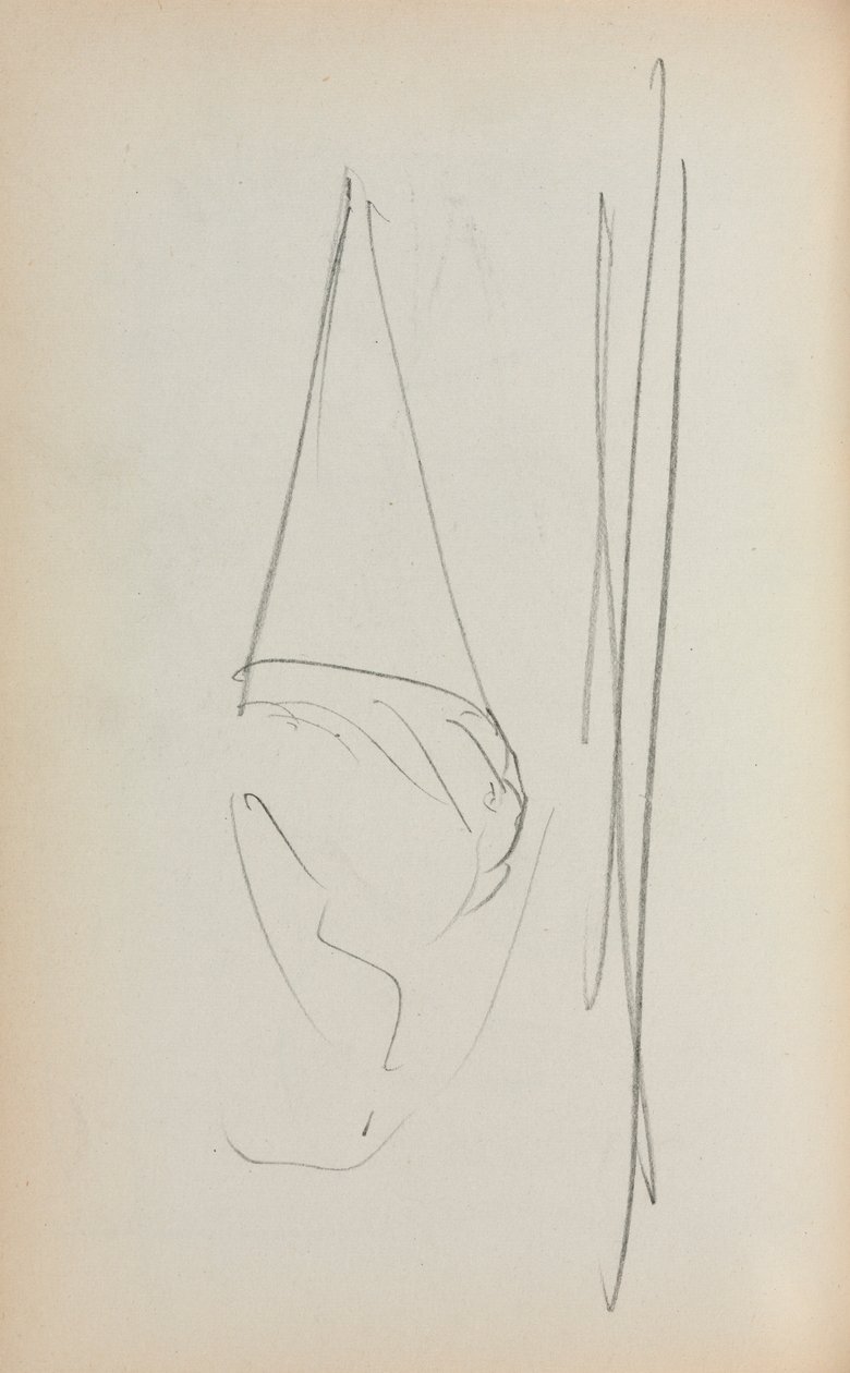 Sketchbook italiano: Vela página 69, 1898-1899. de Maurice Brazil Prendergast