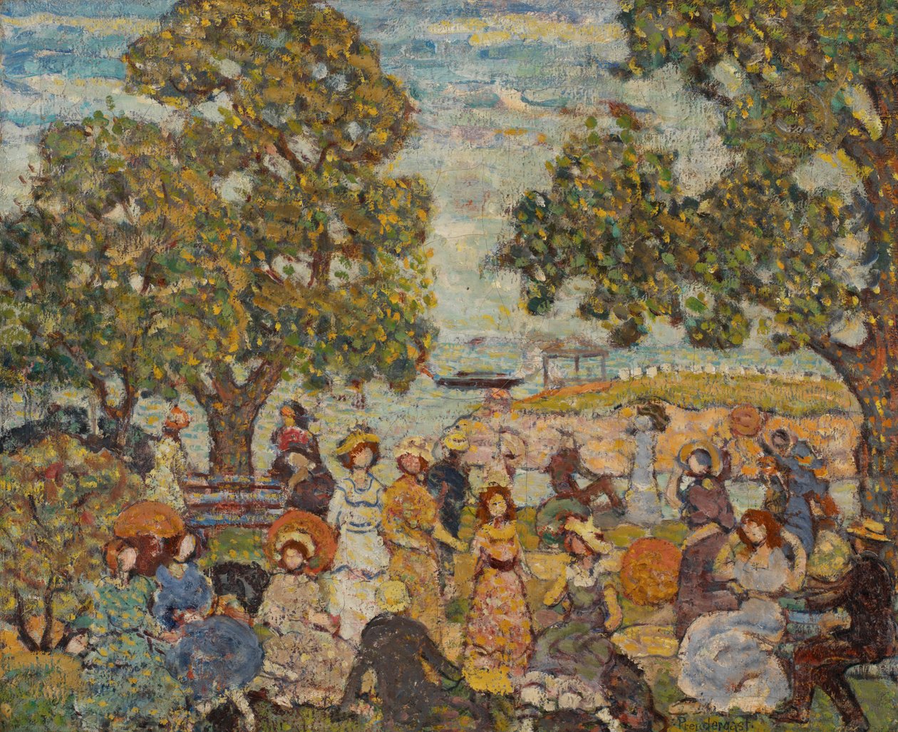Paisagem com Figuras de Maurice Brazil Prendergast